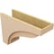 Ekena Millwork 8"W x 24"D x 16"H Classic Helena Rough Cedar Woodgrain TimberThane Corbel, Primed Tan CORUR08X24X16HELRCPR - alternate 3